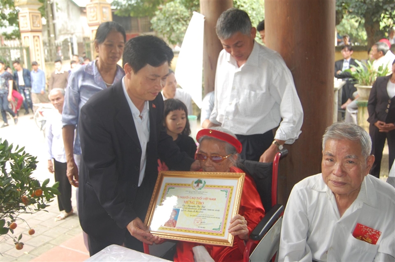 Lễ mừng thọ các cụ xuân Ất mùi 2015 